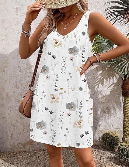 Women's Floral Summer Beach Dress
