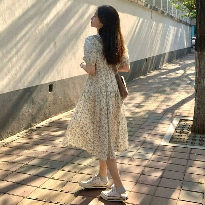 Elegant Floral Summer Maxi Dress