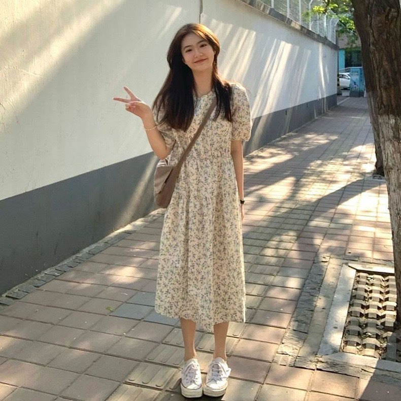Elegant Floral Summer Maxi Dress
