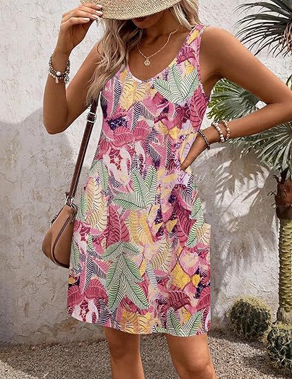 Women's Floral Summer Beach Dress