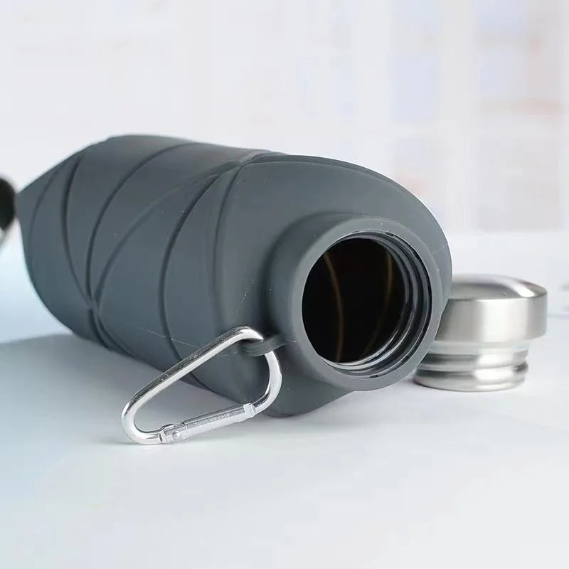 LUSQI 700ml Foldable Silicone Water Bottle