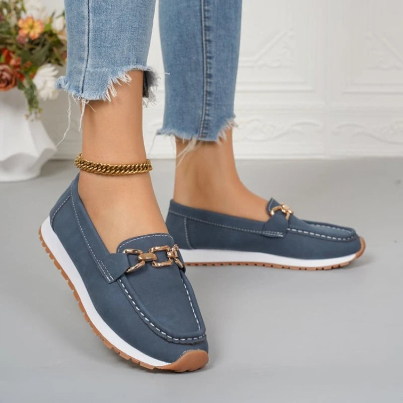 Women's Casual Slip-On Loafers – Lightweight, Breathable & Comfortable Everyday Flats