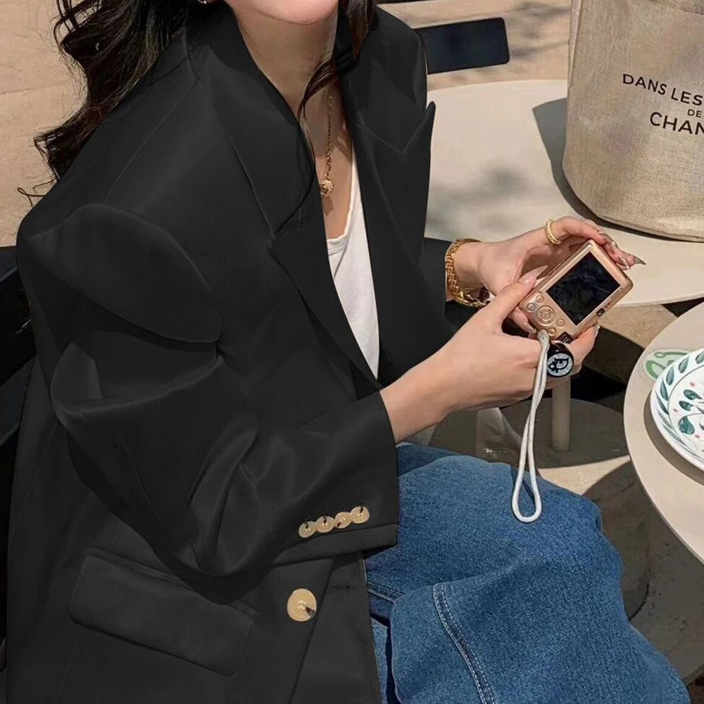 Women's Elegant Casual Blazer – Spring, Autumn & Winter Fashion Jacket