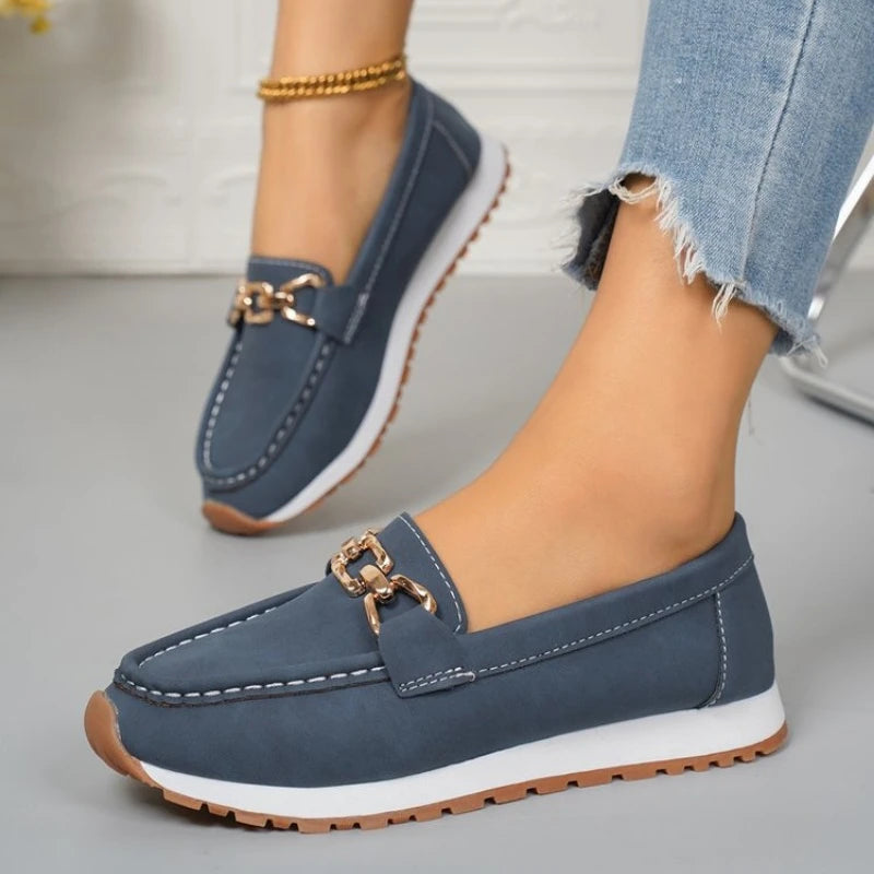 Women's Casual Slip-On Loafers – Lightweight, Breathable & Comfortable Everyday Flats