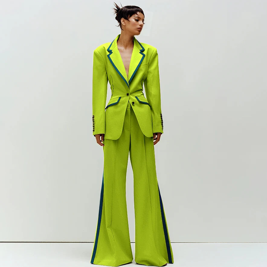 Women's Slim Fit 2-Piece Business Suit Set