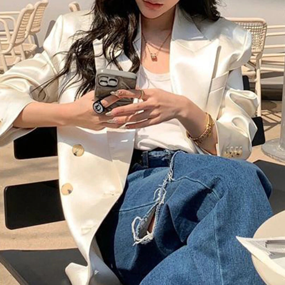 Women's Elegant Casual Blazer – Spring, Autumn & Winter Fashion Jacket