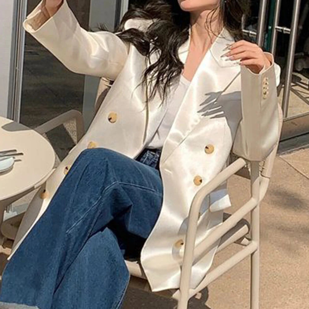 Women's Elegant Casual Blazer – Spring, Autumn & Winter Fashion Jacket