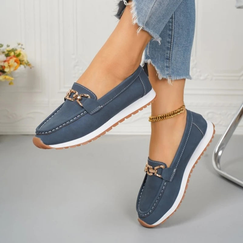 Women's Casual Slip-On Loafers – Lightweight, Breathable & Comfortable Everyday Flats