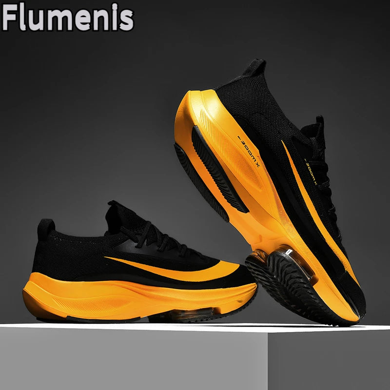 Men's Breathable Running Shoes – Lightweight Cushioned Non-Slip Athletic Sneakers