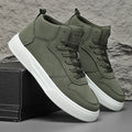 Men's High-Top Skate Sneakers – Lace-Up Comfortable Outdoor Sports Shoes