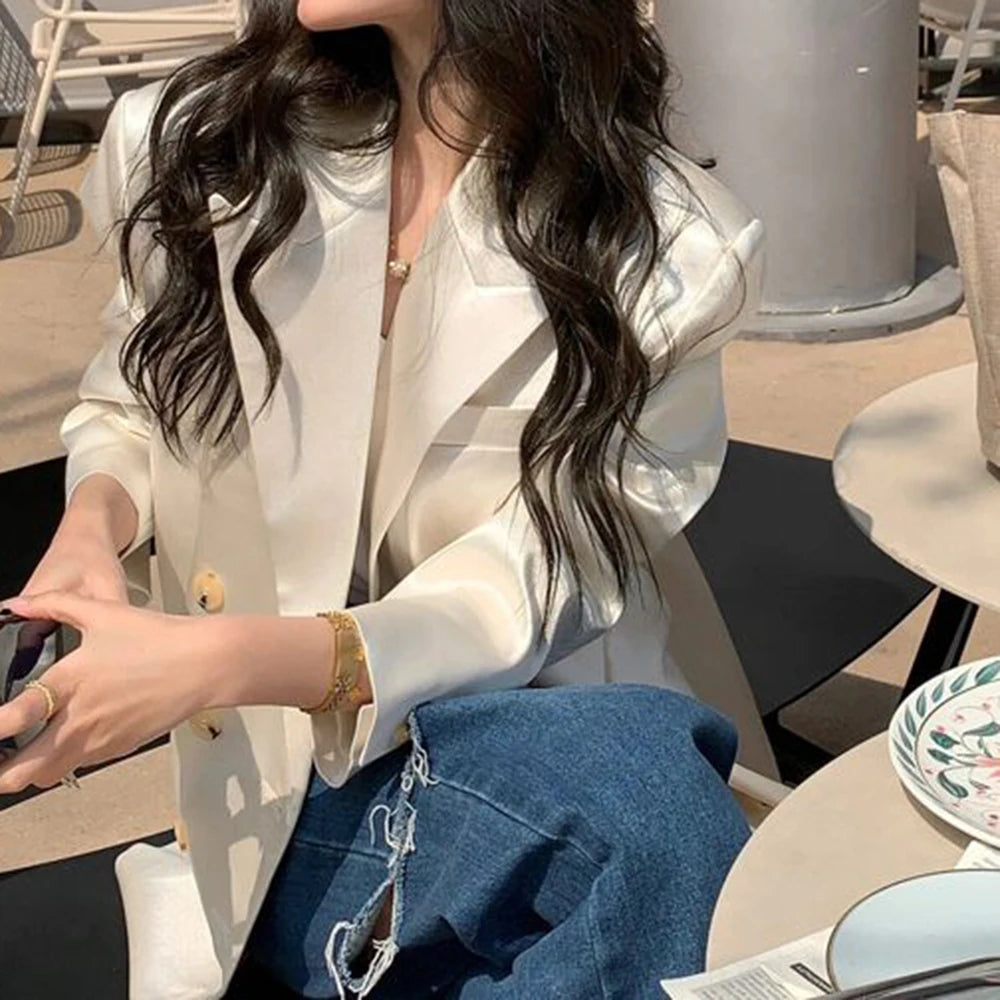 Women's Elegant Casual Blazer – Spring, Autumn & Winter Fashion Jacket