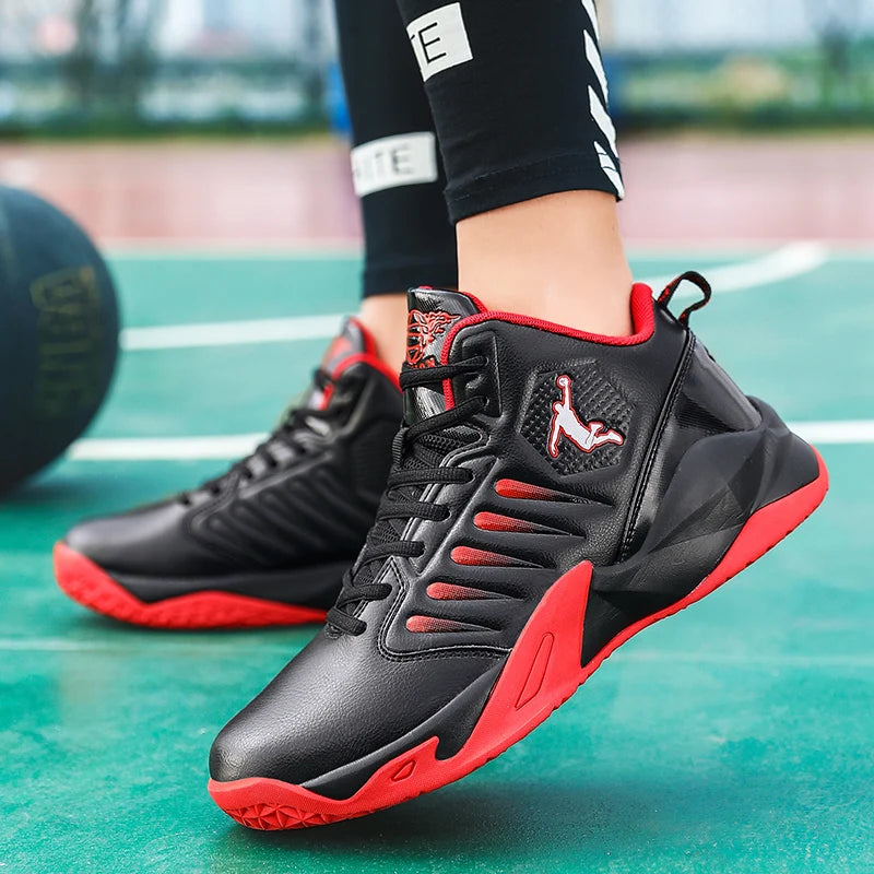 Unisex Basketball Sneakers – Breathable Cushioned Non-Slip Athletic Training Shoes