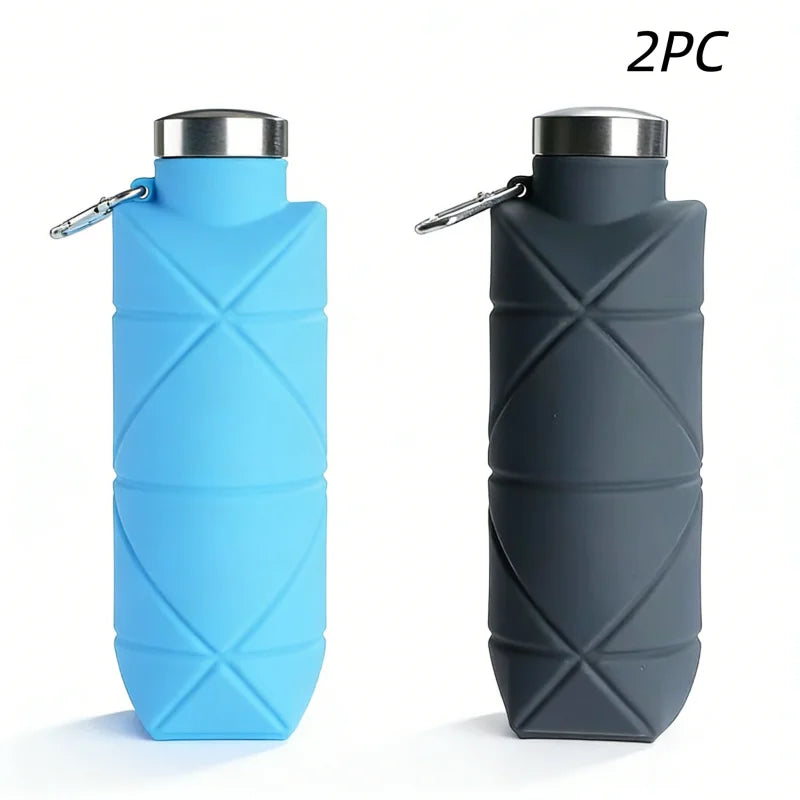 LUSQI 700ml Foldable Silicone Water Bottle