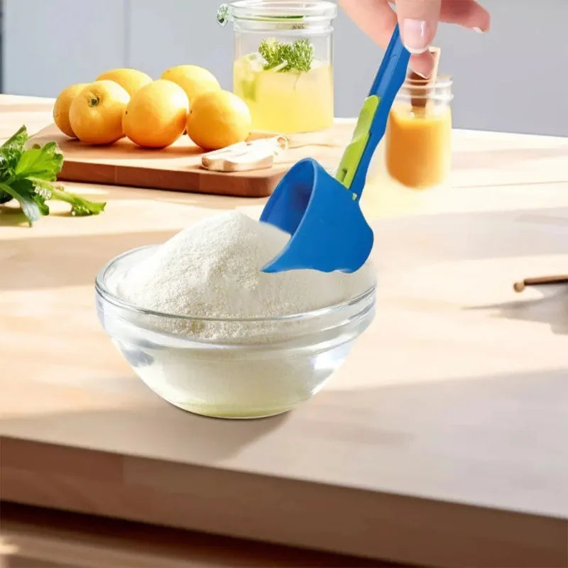 Mess-Free Protein Powder Scoop with Sliding Funnel