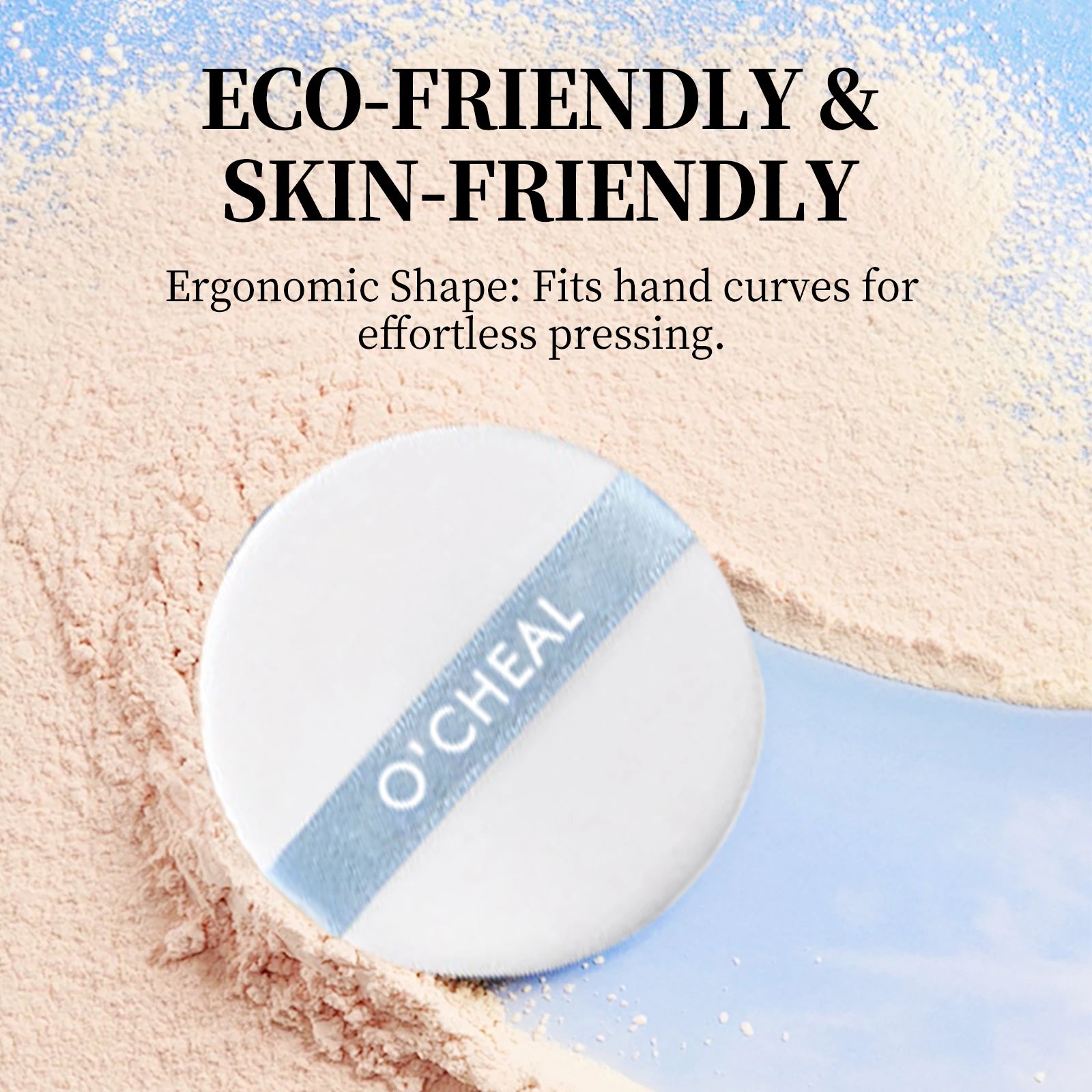 Ocheal Matte Setting Powder – Lightweight Oil-Control Pressed Face Powder