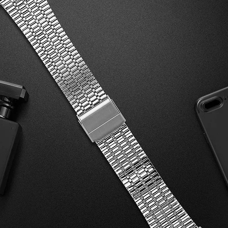 Stainless Steel Mesh Strap for Xiaomi Mi Band 9/8 Pro & Redmi Watch 5/4