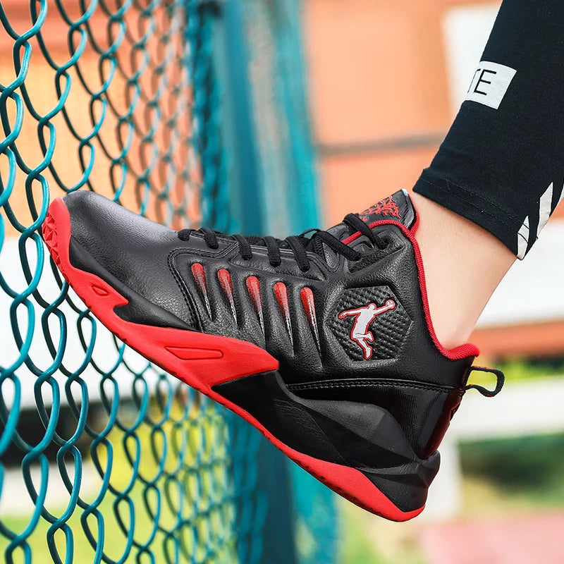 Unisex Basketball Sneakers – Breathable Cushioned Non-Slip Athletic Training Shoes