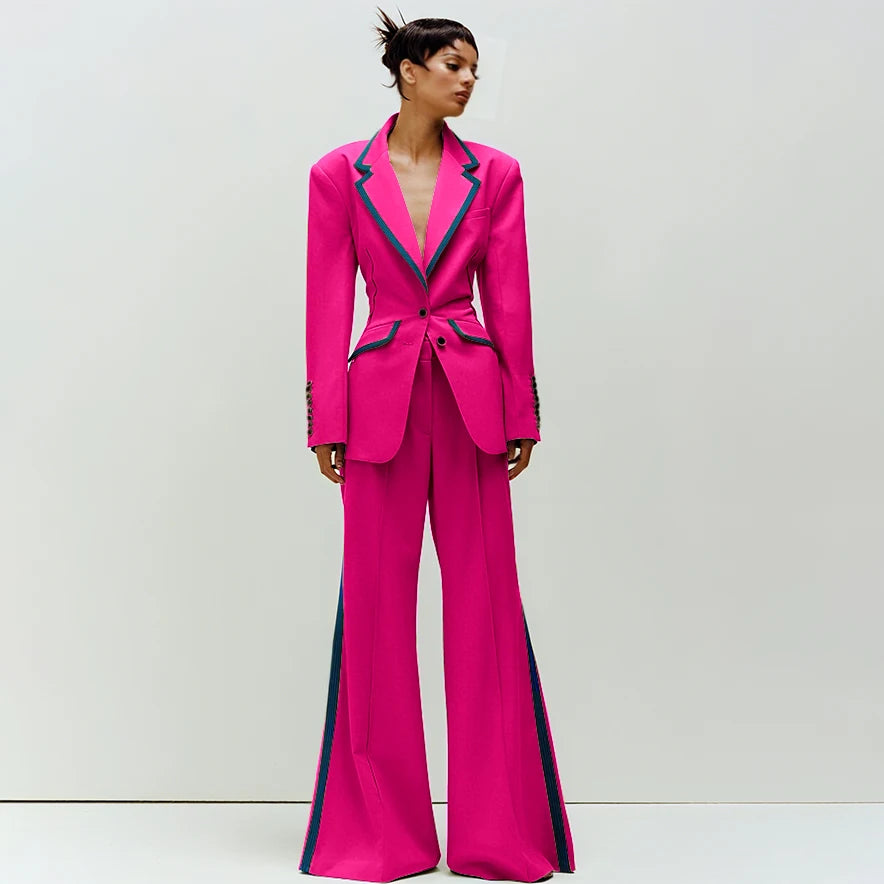 Women's Slim Fit 2-Piece Business Suit Set