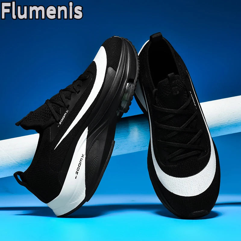 Men's Breathable Running Shoes – Lightweight Cushioned Non-Slip Athletic Sneakers