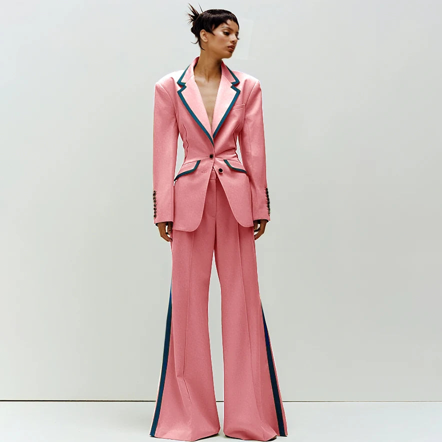 Women's Slim Fit 2-Piece Business Suit Set