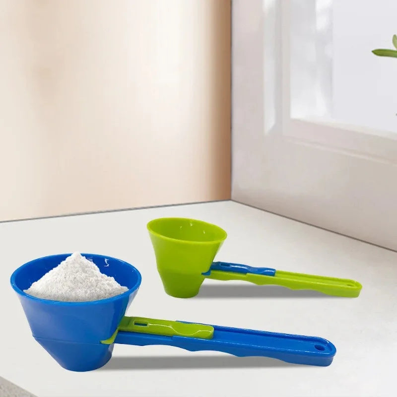 Mess-Free Protein Powder Scoop with Sliding Funnel