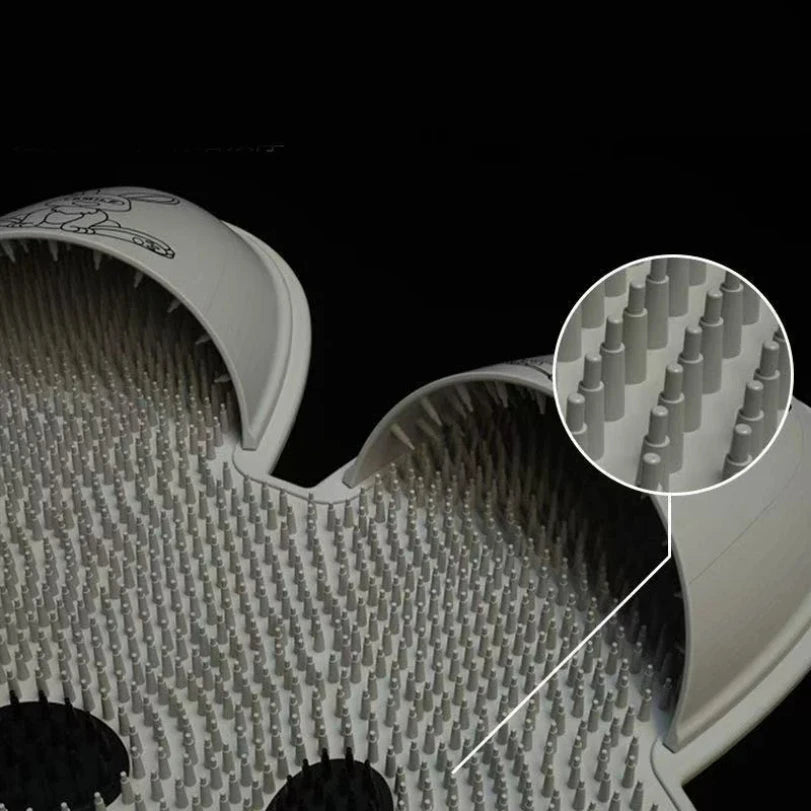 Silicone Foot Massage Mat – Non-Slip Shower Foot Scrubber