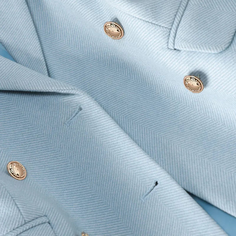 Women's Elegant Office Blazer – Long Sleeve Business Jacket