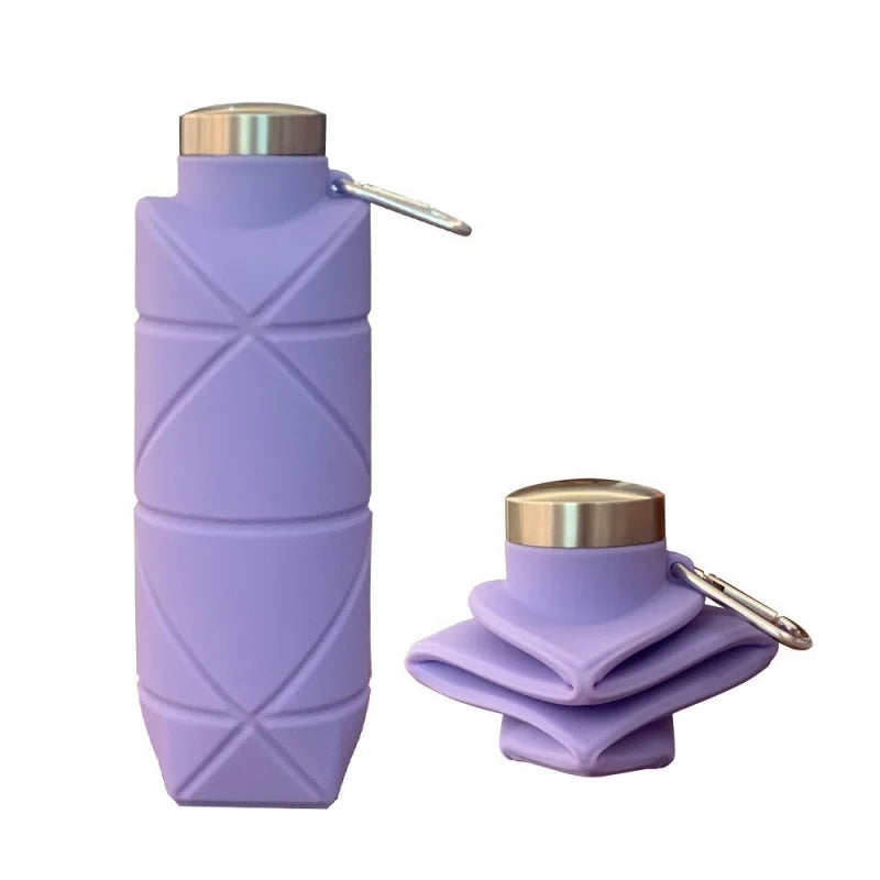 LUSQI 700ml Foldable Silicone Water Bottle