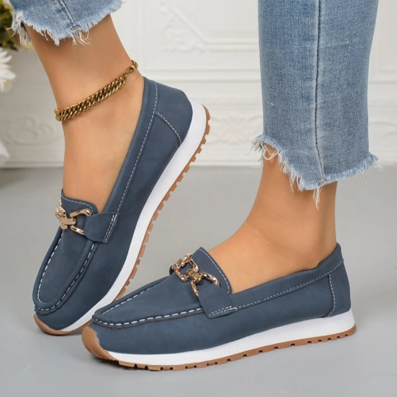 Women's Casual Slip-On Loafers – Lightweight, Breathable & Comfortable Everyday Flats