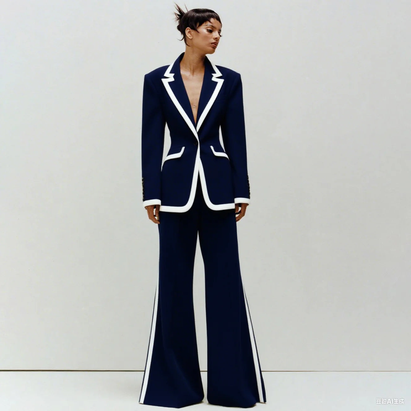 Women's Slim Fit 2-Piece Business Suit Set