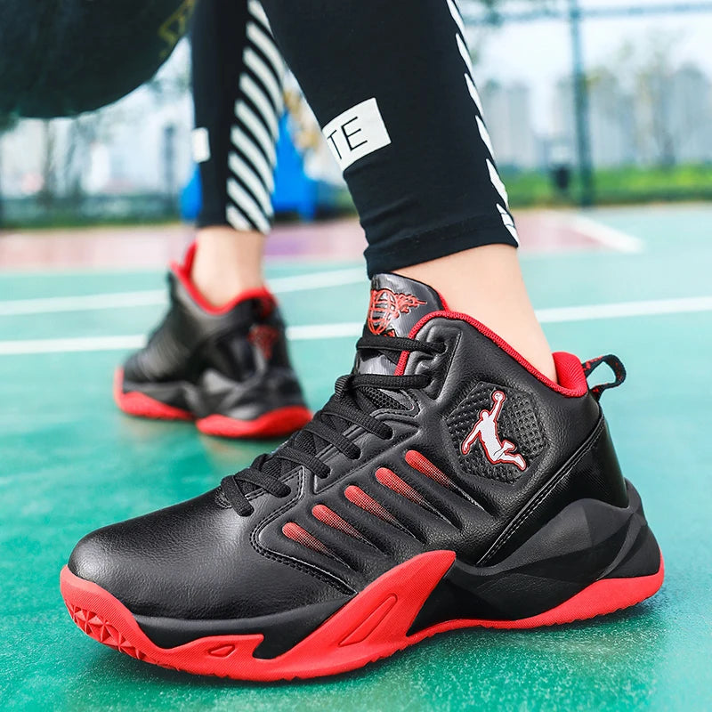 Unisex Basketball Sneakers – Breathable Cushioned Non-Slip Athletic Training Shoes