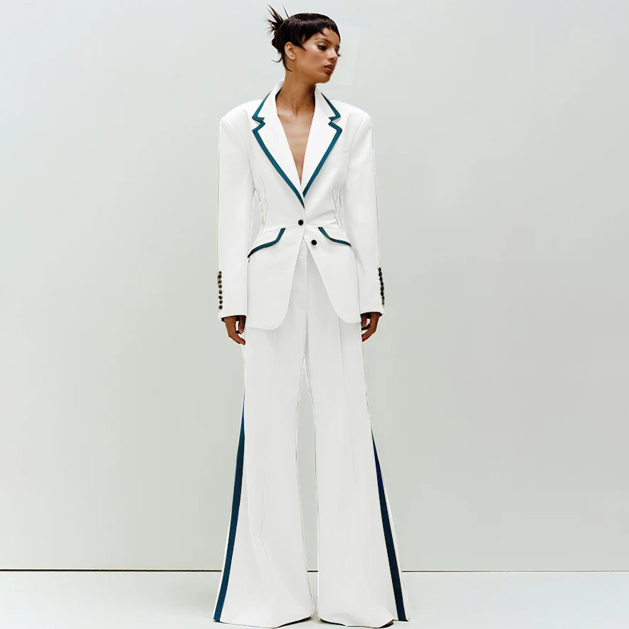 Women's Slim Fit 2-Piece Business Suit Set