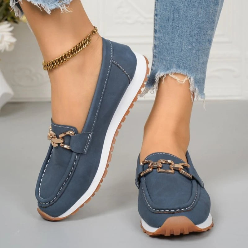 Women's Casual Slip-On Loafers – Lightweight, Breathable & Comfortable Everyday Flats