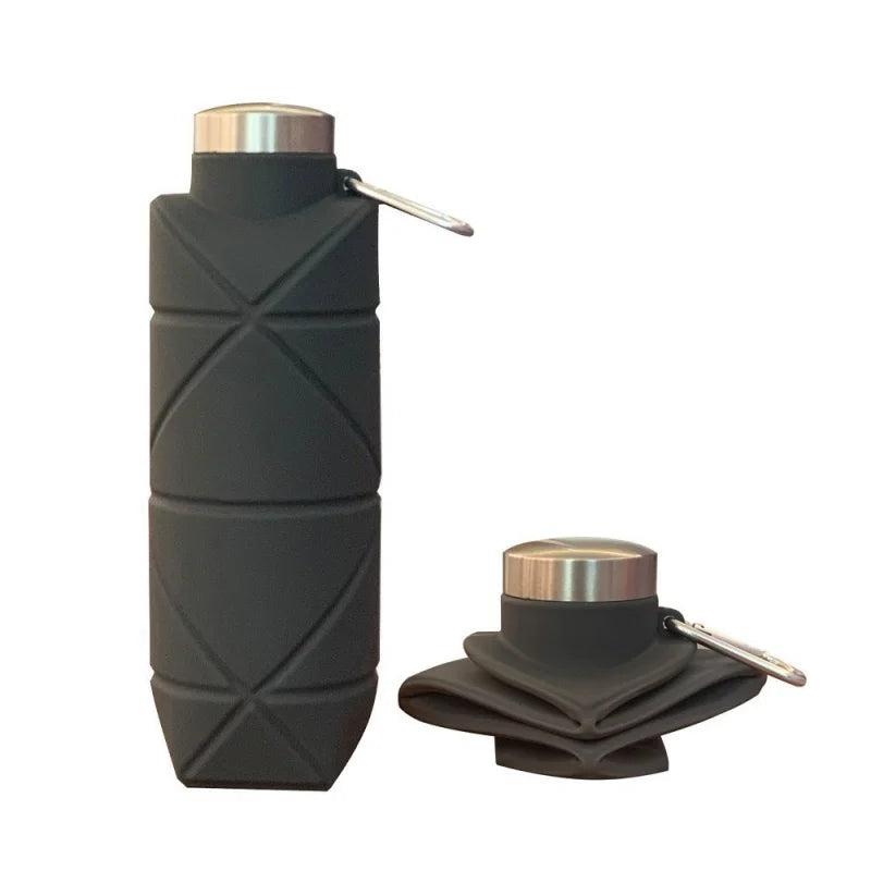LUSQI 700ml Foldable Silicone Water Bottle